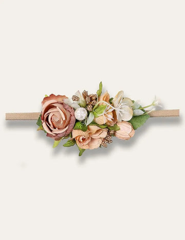 Colorful Artificial Flower Headband - Mini Taylor